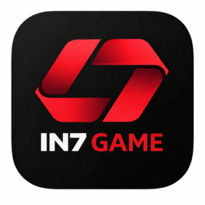 IN7 Game mobile app interface showing online color prediction and gaming platform with bonus rewards.