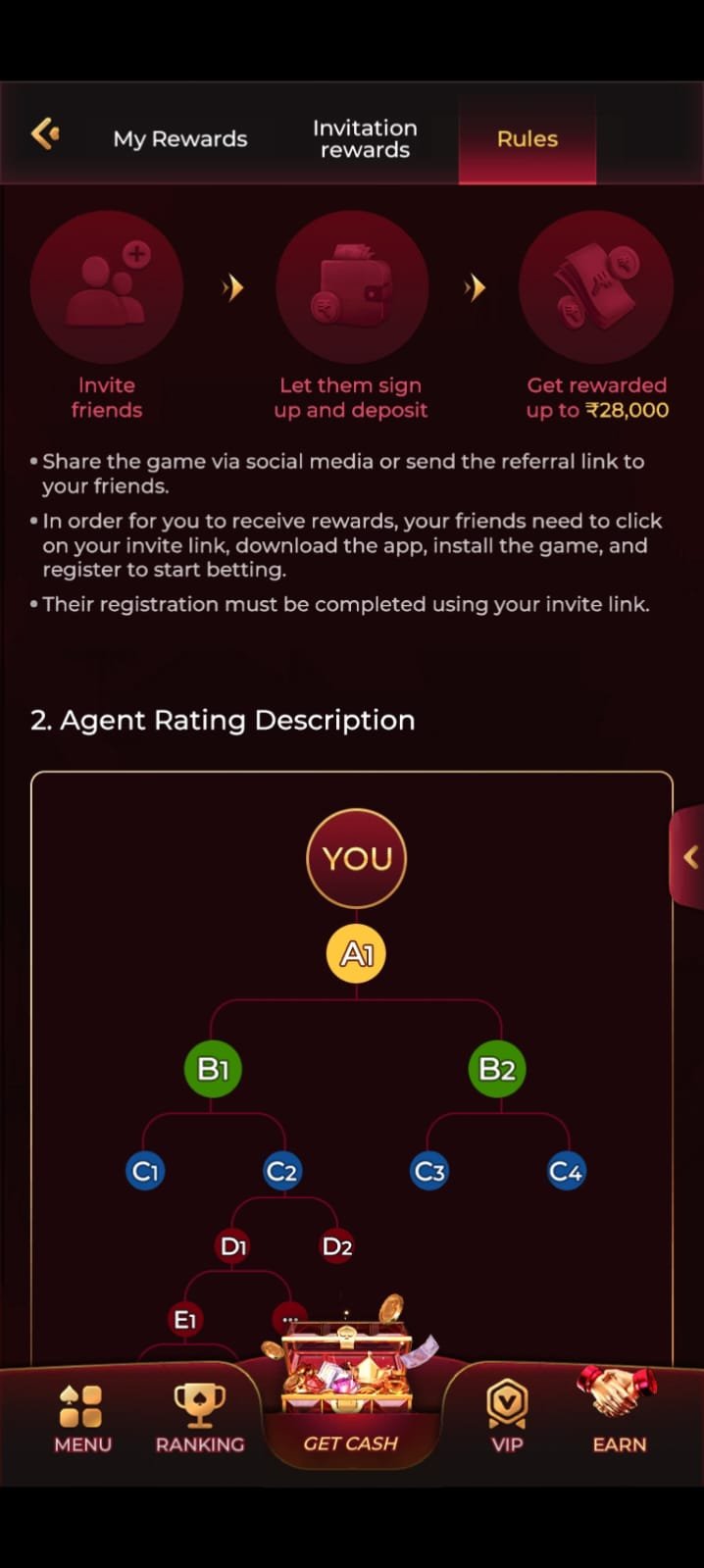 IN7Game mobile app interface showing online games, bonus rewards, and easy gameplay on smartphone.